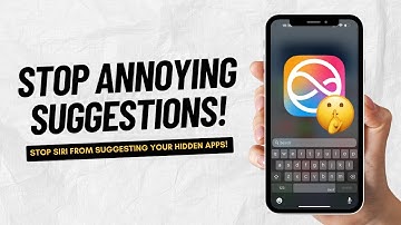How to Hide Apps From Siri Suggestions on Your iPhone (2025) | Step by Step Guide ✅