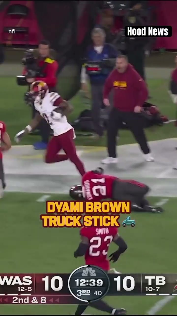 Truck ? Stick #hoodnews #commanders #dyamibrown #NFL #football #footballshorts #omg #how #wow #team