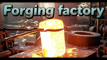 Inside the forging factory Turning a Glowing Billet Into a Perfect Shape #machine #hummer #forging