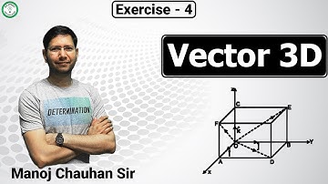 Vector 3D | Exercise 4 | Question - 131 | Sheet Solution Series | Manoj Chauhan Sir