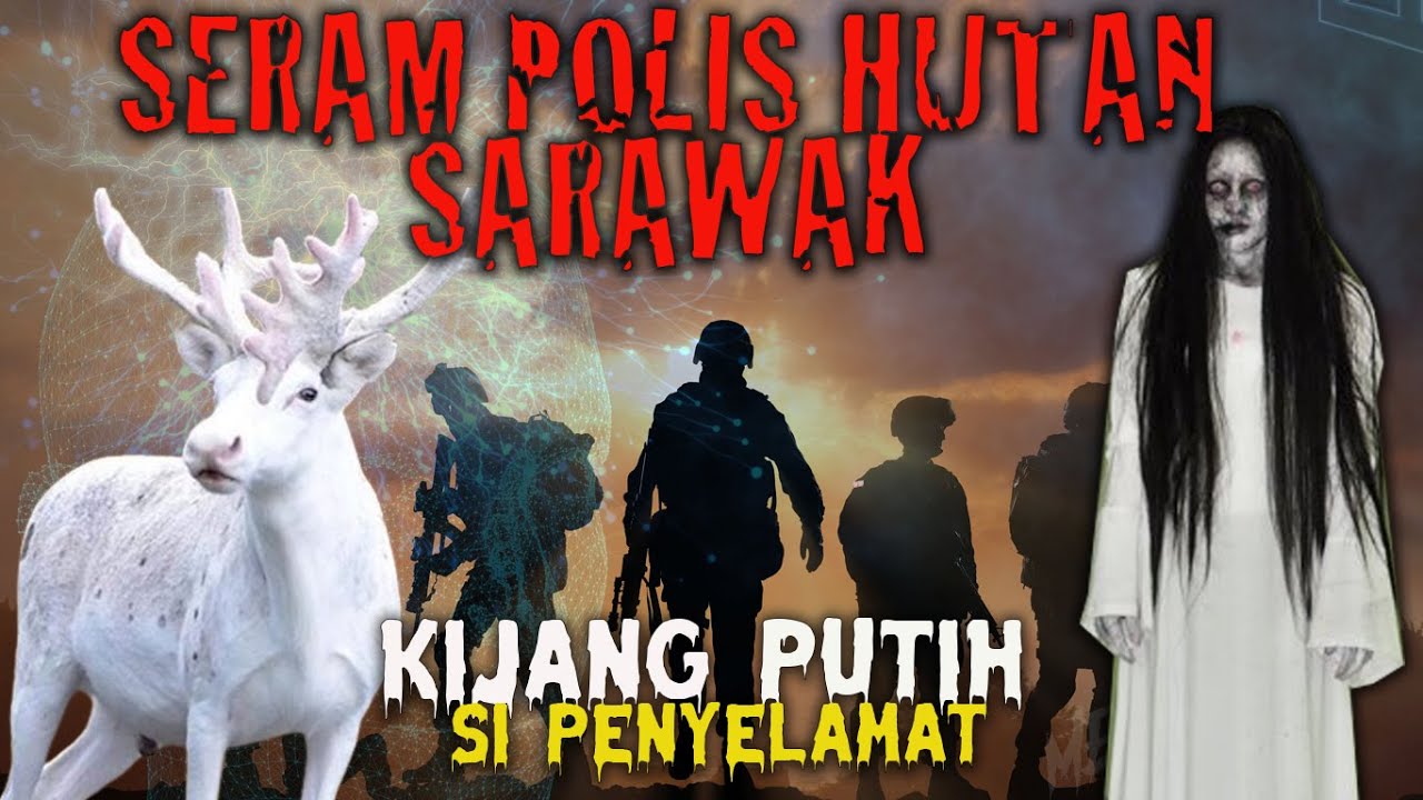 MEREMANG ❗️SERAM PASUKAN POLIS HUTAN SARAWAK : KIJANG PUTIH PENYELAMAT