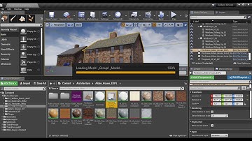 LOD and Collision test Alden House For the Procedural City Generator (PCG).