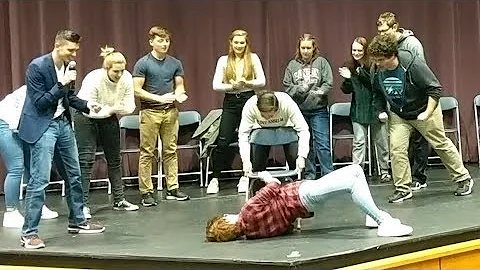 Hypnotized to Think the Chair is Super Heavy | College Stage Hypnosis Show
