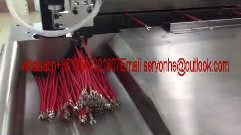 Multifunctional wire strip cut crimp ,Automatic putting Heat-shrink tube