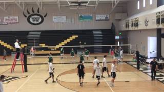 Westview JV Vball match against Poway April 25 2017 (#2 of 2)