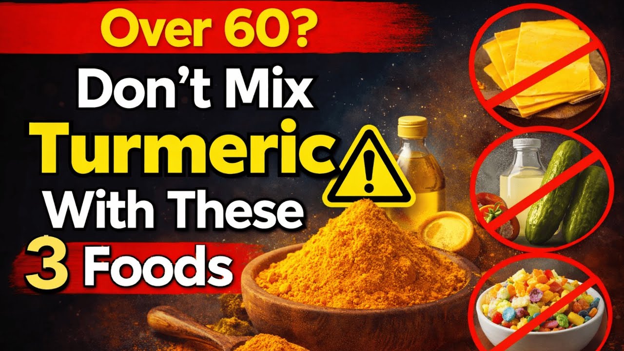 Over 60? Don’t Mix Turmeric With These 3 Everyday Foods