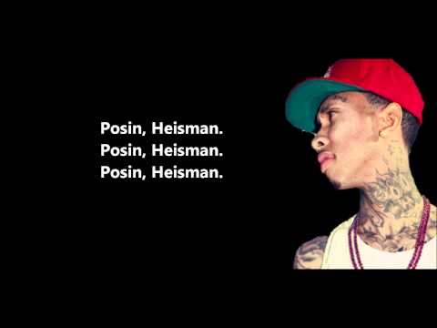 Heisman Part 2 - Tyga Feat. Honey Cocaine // Lyrics On Screen [HD]