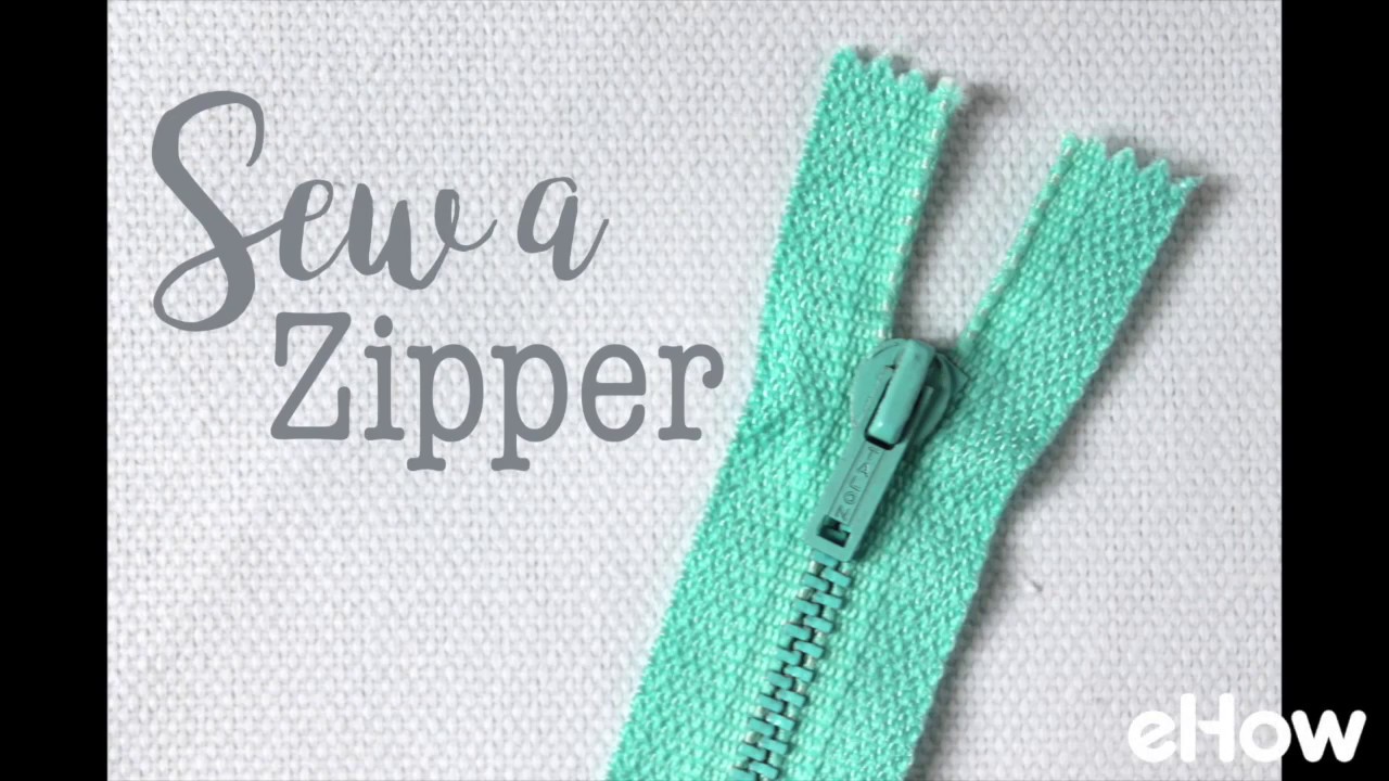 How to Sew a Separating Zipper 