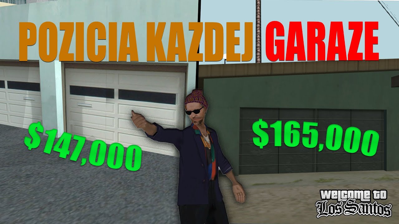 POZÍCIA KAŽDEJ GARÁŽE NA WTLS | GTA SAMP - WTLS | CZ/SK