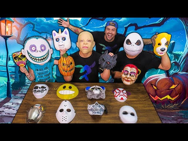 Visão  5 máscaras de Halloween muito assustadoras!