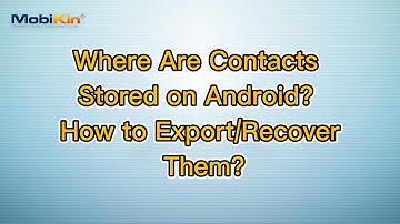 Where Are Contacts Stored on Android? How to Export/Recover Them?