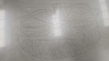 Acctek large scale laser marking machine 2000x3000mm - bamboo basket marking