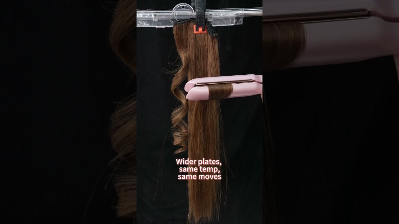 Curling Tutorial Pink F100 Vs F300