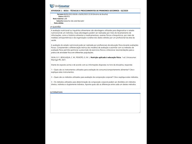 ATIVIDADES TÉCNICAS E PROCEDIMENTOS DE PRIMEIROS SOCORROS - Noções de  Primeiros Socorros