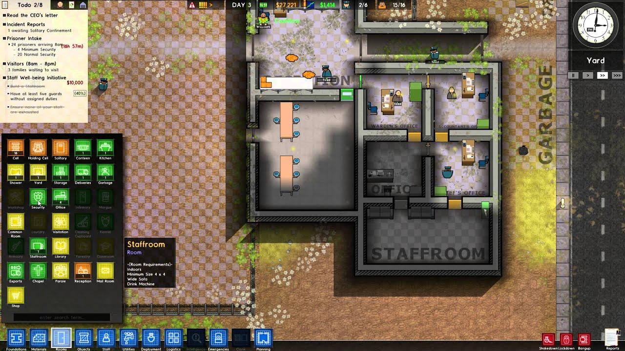 Prison Architect #2 - Jak na spokojené vězně