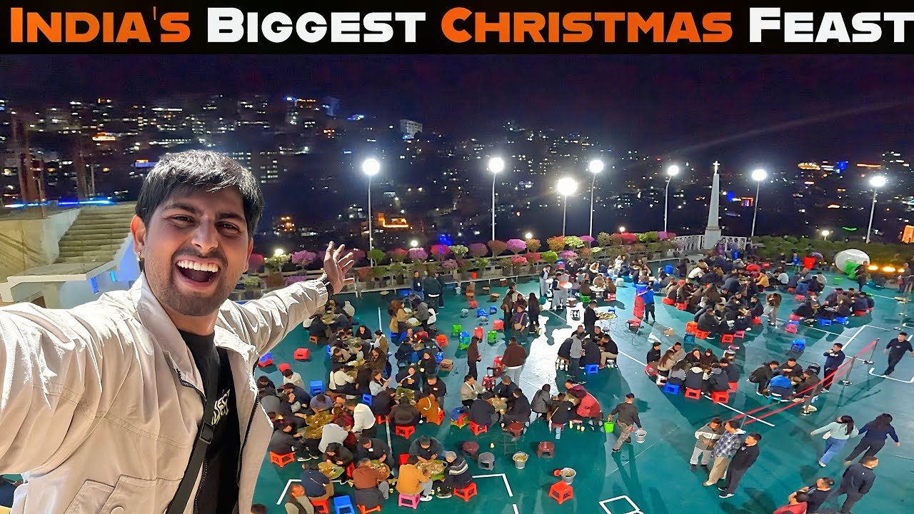 I Went First Time Church For Christmas Feast In Aizawl Mizoram Local Mizo Invited Us❤️#feast #aizawl