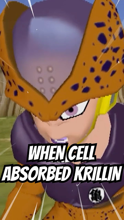 What if Cell ABSORBED Krillin? #dragonball #dragonballz #goku