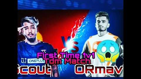 scout vs OR Mavi  1v1 tdm match 🔥🔥#BGMI #scout #mavi #tdm