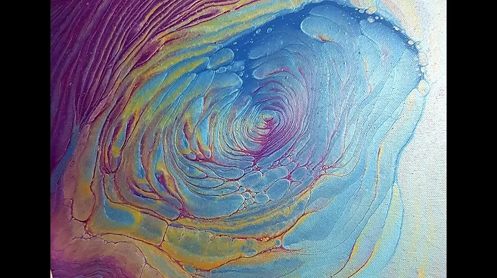 #52|Beyond The Paradise | Ring Pour Painting w Gor...