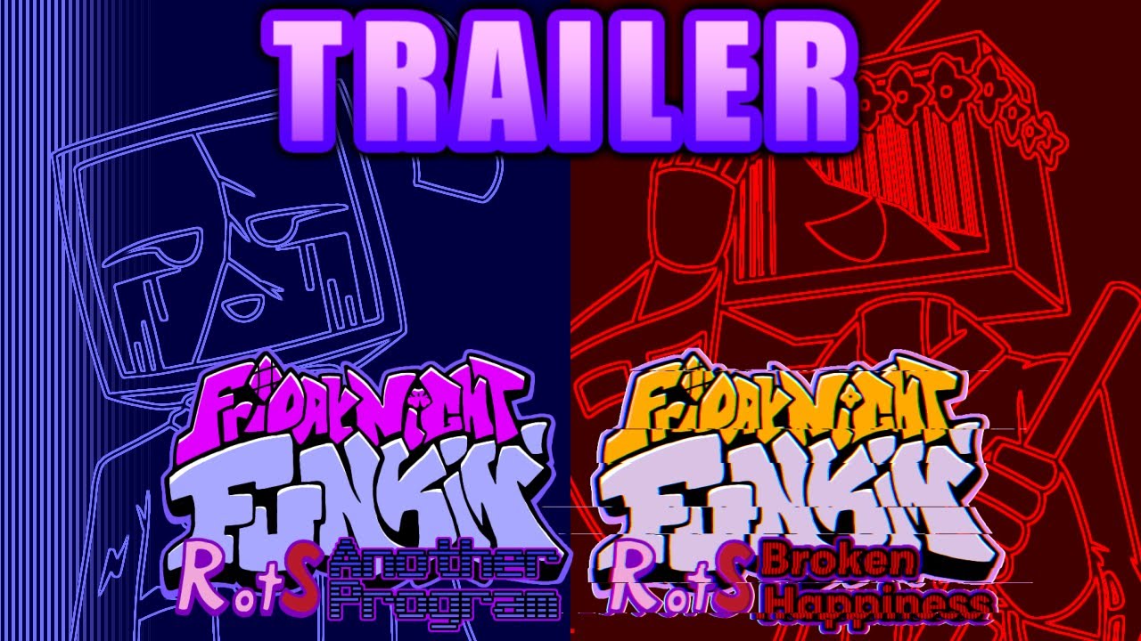 Friday Night Funkin': ROTS Another Program & ROTS Broken Happiness ...