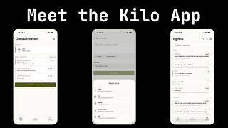 NEW! Kilo mobile app for iOS and Android