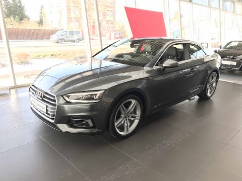 Audi A5 Coupe S Line Model 2017 F5 Grey Colour Virtual Cockpit Interior