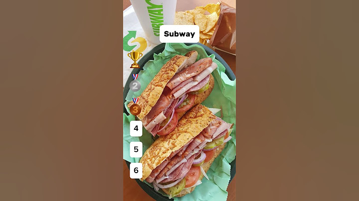 Rank these fast food chains but you can’t change…