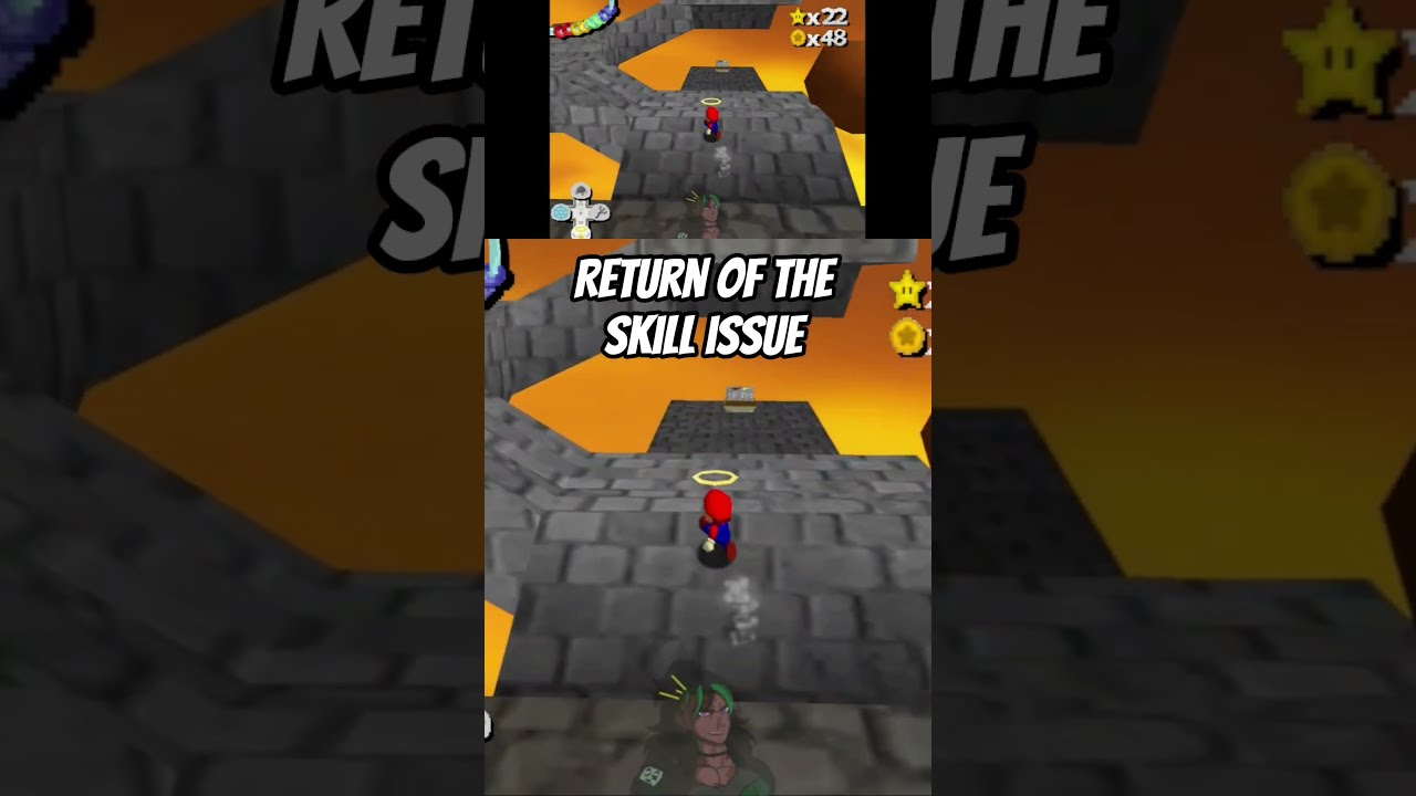 Return Of The Skill Issue Gaming Shorts Romhack Mario Supermario64
