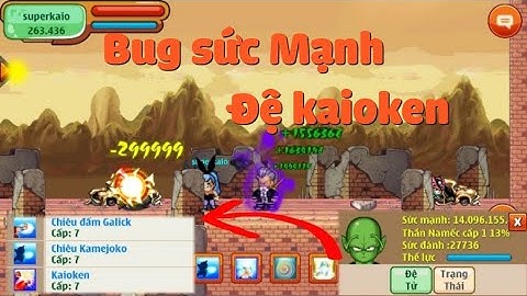 Zong1sao || Bug Sức Mạnh??? Đệ Tử Kaio Đột Phá Sức Mạnh Cực Nhanh Chỉ Sau 2 Ngày - Ngọc Rồng Online