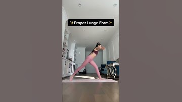 Are you doing lunges properly? 🤔 #shorts #fitness #blogilates #fitnessjourney