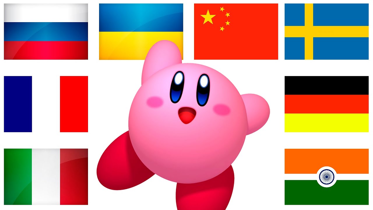 kirby in different languages meme YouTube