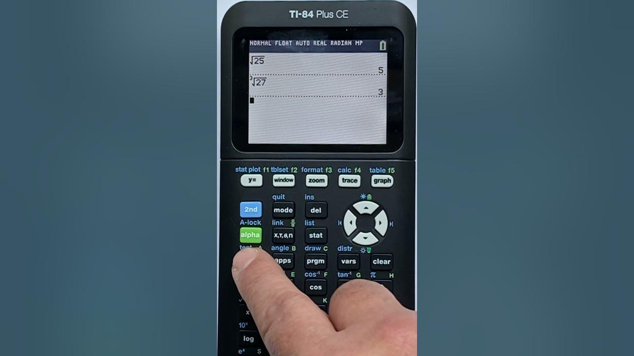 How To Do A Cube Root On A Ti-84 Plus TI 84 - How to do square roots, cube roots and more! - YouTube
