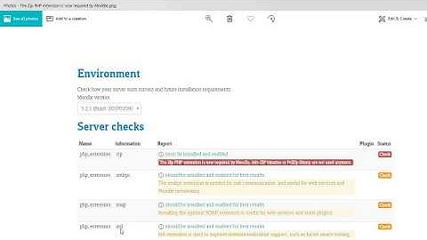 The zip PHP extension is now required by Moodle Fix