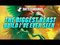 The Biggest Beast Build I've Ever Seen | Dogdog Hearthstone Battlegrounds