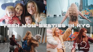Photoshoot with our babies in New York City // TEEN MOM TRAVEL VLOGS