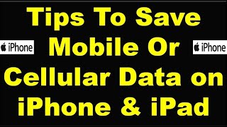 iPhone and iPad Using TOO MUCH CELLULAR DATA So Fast  Lets Fix It screenshot 4
