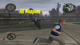 Cheat Code Bully (NTSC-U) - All Weapons - pcsx2