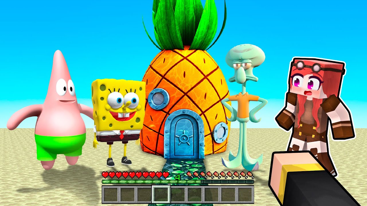 SONO ENTRATO NEL VERO MONDO DI SPONGEBOB! - MINECRAFT