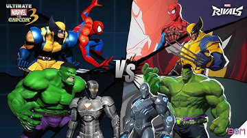 Ultimate Marvel vs. Capcom 3 VS Marvel Rivals Character Models PS5⚡