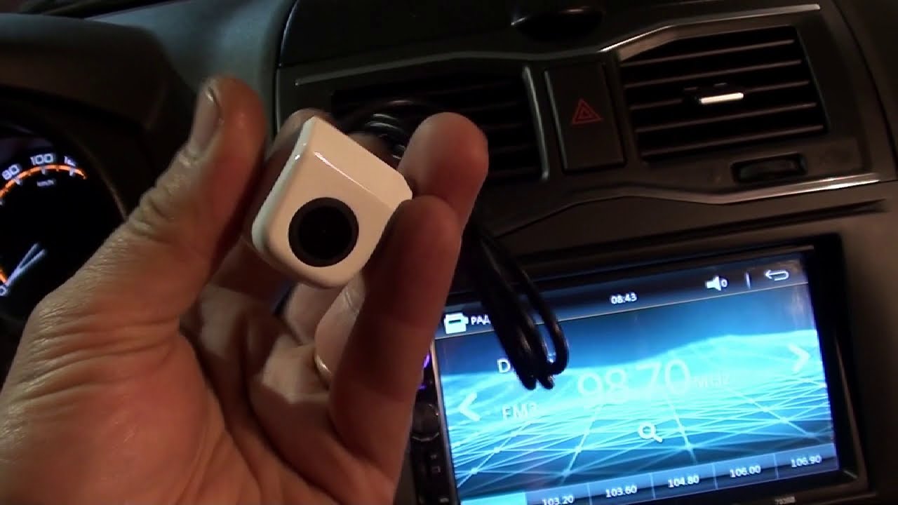 как провести провода от камеры заднего вида через салон хендай солярис