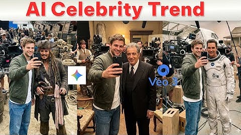 [Free] How to Make Selfie AI Video with Celebrities | Instagram Trending | Nano Banana Pro | Veo3