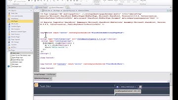 Adding simple jQuery to a SharePoint 2010 page