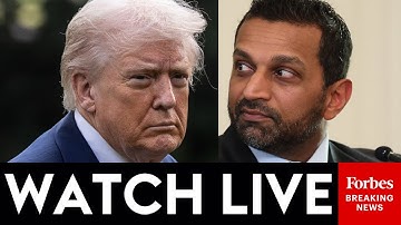 WATCH LIVE: Trump And Kash Patel Hold A Press Briefing At The White House