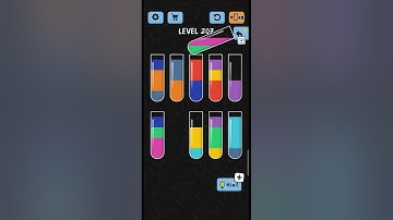 Water Color Sort Level No 207 walkthrough Solution Gameplay ,best Game for every one