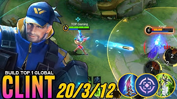 CLINT BROKEN DMG BUILD!! PERFECT BUILD AND EMBLEM FOR ONE SHOT | Build Top Global 2024 ~ MLBB