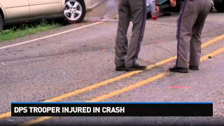 DPS trooper injured in crash