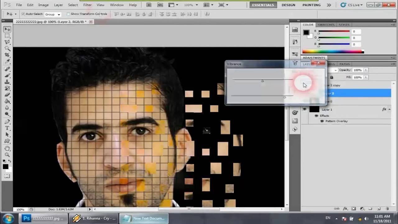 Tutorial CS5, face explosion effect by libyan studio 2 YouTube
