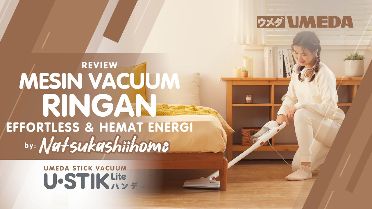 Review USTIK Lite Vacuum Cleaner UMEDA ala natsukashiihome YouTube