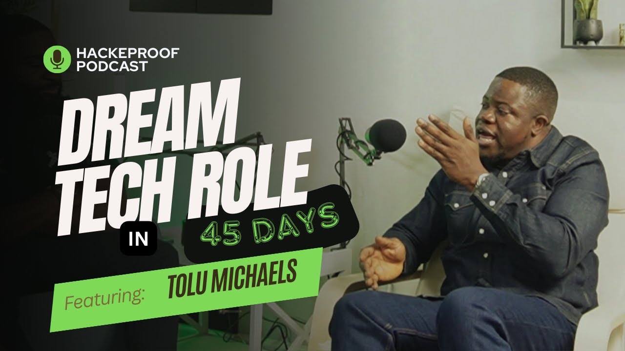 HOW I LANDED MY DREAM JOB IN CYBERSECURITY | TOLU MICHAEL