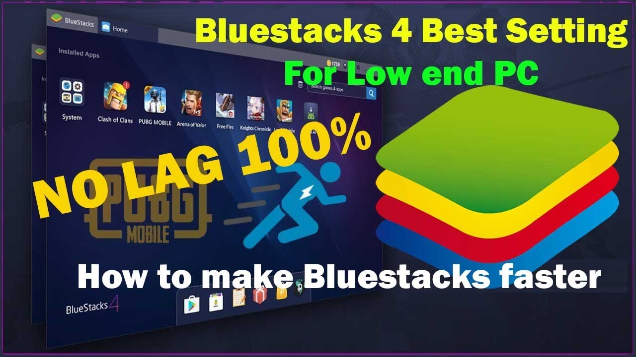 bluestacks ช้ามาก  Update New  Bluestacks 4 Best Setting For Low end PC || How to make Bluestacks faster in Windows 10